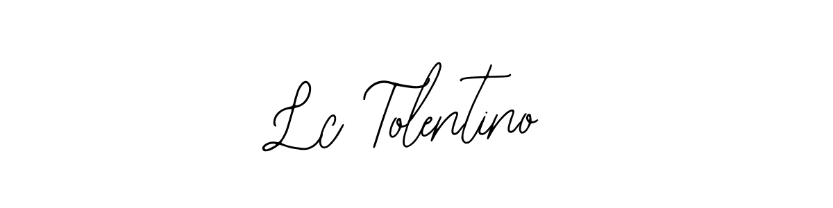 It looks lik you need a new signature style for name Lc Tolentino. Design unique handwritten (Bearetta-2O07w) signature with our free signature maker in just a few clicks. Lc Tolentino signature style 12 images and pictures png