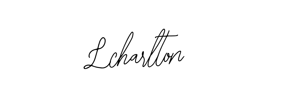 The best way (Bearetta-2O07w) to make a short signature is to pick only two or three words in your name. The name Lcharlton include a total of six letters. For converting this name. Lcharlton signature style 12 images and pictures png