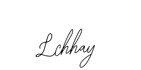 if you are searching for the best signature style for your name Lchhay. so please give up your signature search. here we have designed multiple signature styles  using Bearetta-2O07w. Lchhay signature style 12 images and pictures png