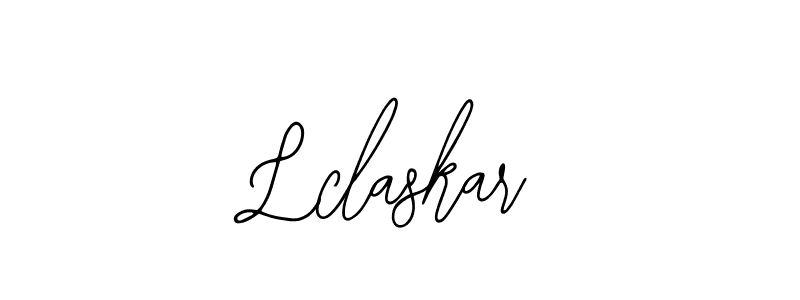 The best way (Bearetta-2O07w) to make a short signature is to pick only two or three words in your name. The name Lclaskar include a total of six letters. For converting this name. Lclaskar signature style 12 images and pictures png