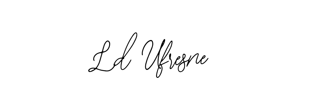 How to make Ld Ufresne signature? Bearetta-2O07w is a professional autograph style. Create handwritten signature for Ld Ufresne name. Ld Ufresne signature style 12 images and pictures png