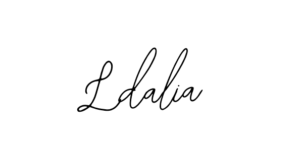 Use a signature maker to create a handwritten signature online. With this signature software, you can design (Bearetta-2O07w) your own signature for name Ldalia. Ldalia signature style 12 images and pictures png