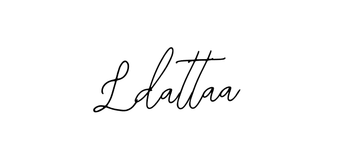 You should practise on your own different ways (Bearetta-2O07w) to write your name (Ldattaa) in signature. don't let someone else do it for you. Ldattaa signature style 12 images and pictures png