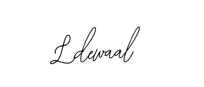 Design your own signature with our free online signature maker. With this signature software, you can create a handwritten (Bearetta-2O07w) signature for name Ldewaal. Ldewaal signature style 12 images and pictures png