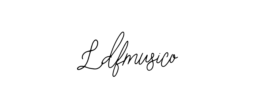 How to make Ldfmusico name signature. Use Bearetta-2O07w style for creating short signs online. This is the latest handwritten sign. Ldfmusico signature style 12 images and pictures png
