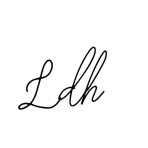 Design your own signature with our free online signature maker. With this signature software, you can create a handwritten (Bearetta-2O07w) signature for name Ldh. Ldh signature style 12 images and pictures png