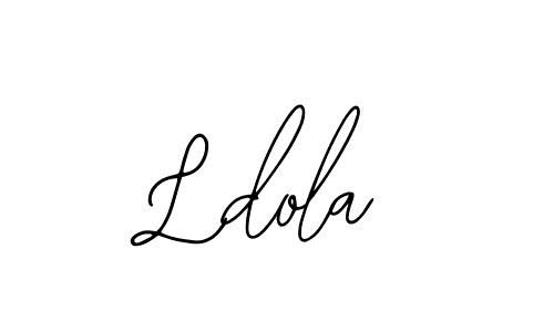 The best way (Bearetta-2O07w) to make a short signature is to pick only two or three words in your name. The name Ldola include a total of six letters. For converting this name. Ldola signature style 12 images and pictures png