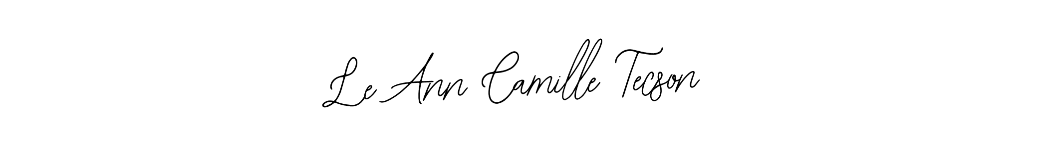 if you are searching for the best signature style for your name Le Ann Camille Tecson. so please give up your signature search. here we have designed multiple signature styles  using Bearetta-2O07w. Le Ann Camille Tecson signature style 12 images and pictures png