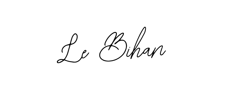 Use a signature maker to create a handwritten signature online. With this signature software, you can design (Bearetta-2O07w) your own signature for name Le Bihan. Le Bihan signature style 12 images and pictures png