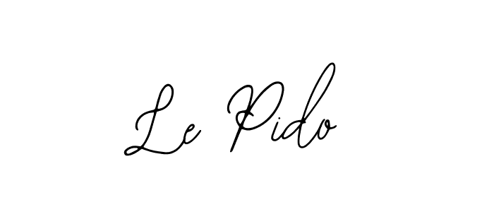 Make a short Le Pido signature style. Manage your documents anywhere anytime using Bearetta-2O07w. Create and add eSignatures, submit forms, share and send files easily. Le Pido signature style 12 images and pictures png