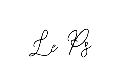 The best way (Bearetta-2O07w) to make a short signature is to pick only two or three words in your name. The name Le Ps include a total of six letters. For converting this name. Le Ps signature style 12 images and pictures png