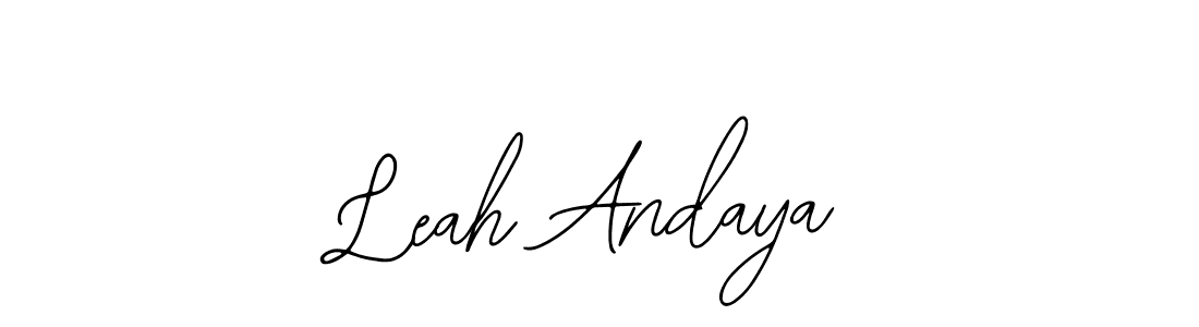 Design your own signature with our free online signature maker. With this signature software, you can create a handwritten (Bearetta-2O07w) signature for name Leah Andaya. Leah Andaya signature style 12 images and pictures png