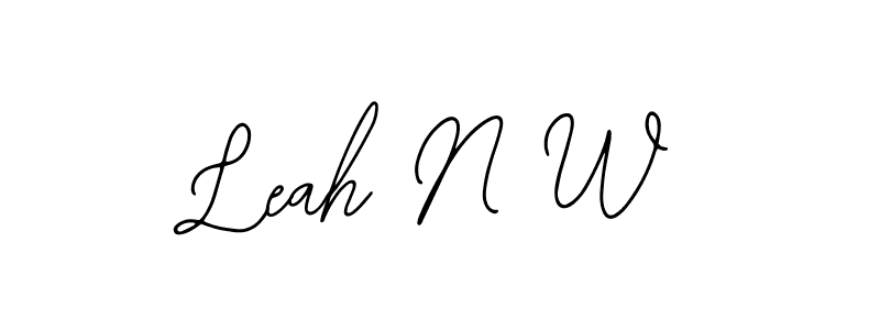 Make a beautiful signature design for name Leah N W. Use this online signature maker to create a handwritten signature for free. Leah N W signature style 12 images and pictures png