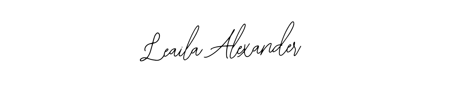 The best way (Bearetta-2O07w) to make a short signature is to pick only two or three words in your name. The name Leaila Alexander include a total of six letters. For converting this name. Leaila Alexander signature style 12 images and pictures png