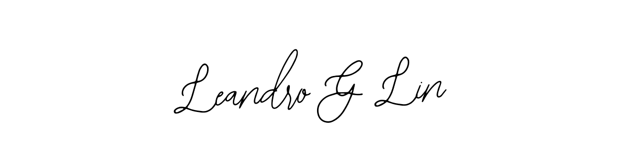 Create a beautiful signature design for name Leandro G Lin. With this signature (Bearetta-2O07w) fonts, you can make a handwritten signature for free. Leandro G Lin signature style 12 images and pictures png