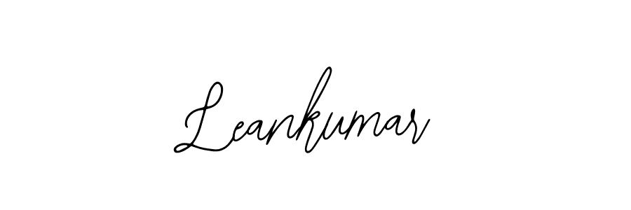 How to make Leankumar signature? Bearetta-2O07w is a professional autograph style. Create handwritten signature for Leankumar name. Leankumar signature style 12 images and pictures png