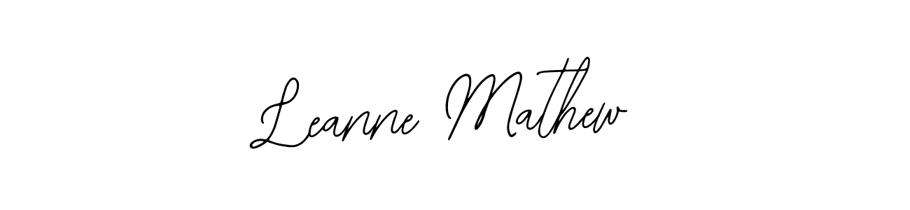 How to make Leanne Mathew signature? Bearetta-2O07w is a professional autograph style. Create handwritten signature for Leanne Mathew name. Leanne Mathew signature style 12 images and pictures png