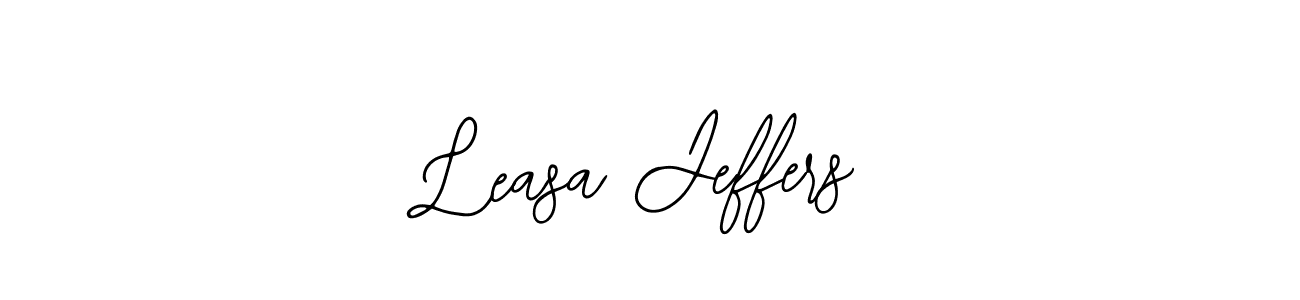 Use a signature maker to create a handwritten signature online. With this signature software, you can design (Bearetta-2O07w) your own signature for name Leasa Jeffers. Leasa Jeffers signature style 12 images and pictures png