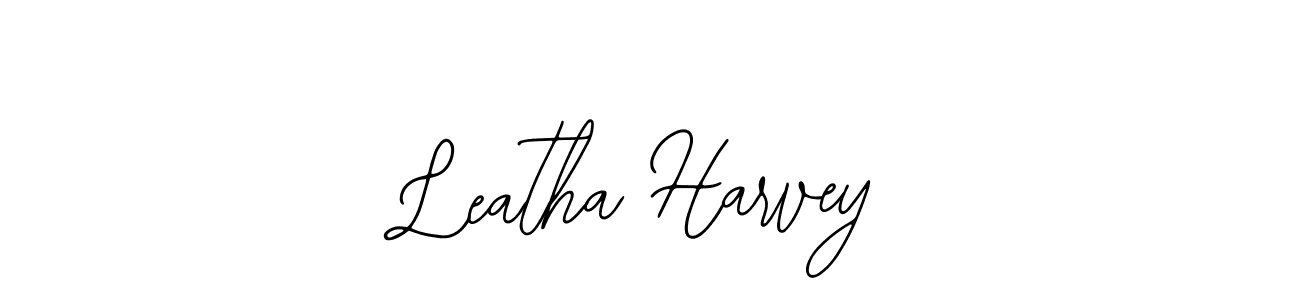How to make Leatha Harvey signature? Bearetta-2O07w is a professional autograph style. Create handwritten signature for Leatha Harvey name. Leatha Harvey signature style 12 images and pictures png