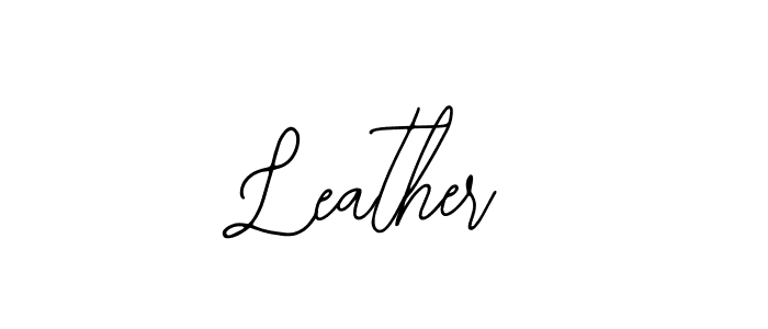 Similarly Bearetta-2O07w is the best handwritten signature design. Signature creator online .You can use it as an online autograph creator for name Leather. Leather signature style 12 images and pictures png