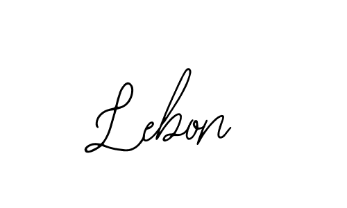 How to make Lebon name signature. Use Bearetta-2O07w style for creating short signs online. This is the latest handwritten sign. Lebon signature style 12 images and pictures png