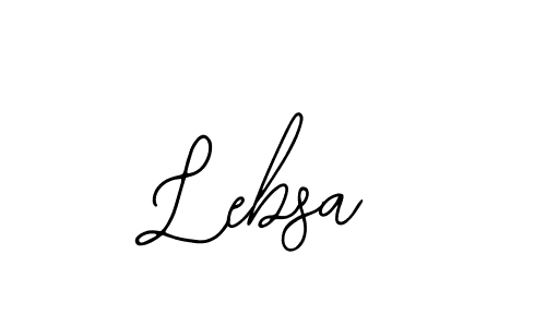 Make a beautiful signature design for name Lebsa. With this signature (Bearetta-2O07w) style, you can create a handwritten signature for free. Lebsa signature style 12 images and pictures png