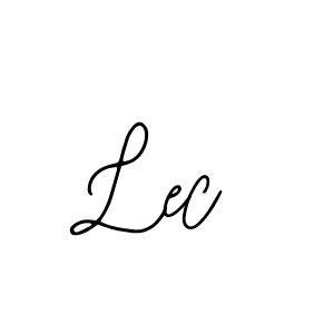 Bearetta-2O07w is a professional signature style that is perfect for those who want to add a touch of class to their signature. It is also a great choice for those who want to make their signature more unique. Get Lec name to fancy signature for free. Lec signature style 12 images and pictures png