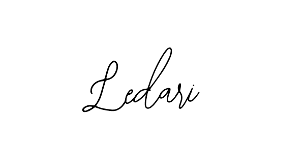 Similarly Bearetta-2O07w is the best handwritten signature design. Signature creator online .You can use it as an online autograph creator for name Ledari. Ledari signature style 12 images and pictures png