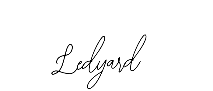 How to make Ledyard name signature. Use Bearetta-2O07w style for creating short signs online. This is the latest handwritten sign. Ledyard signature style 12 images and pictures png