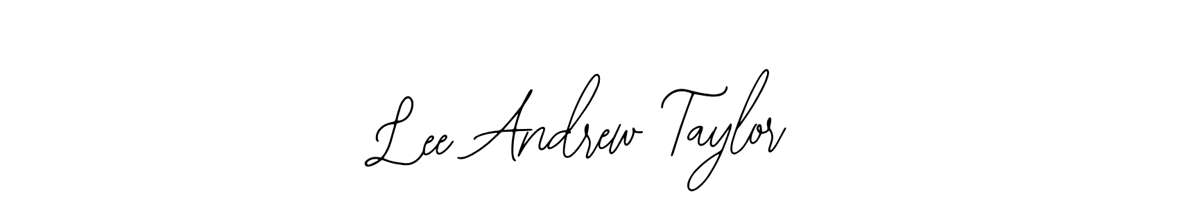 How to make Lee Andrew Taylor name signature. Use Bearetta-2O07w style for creating short signs online. This is the latest handwritten sign. Lee Andrew Taylor signature style 12 images and pictures png