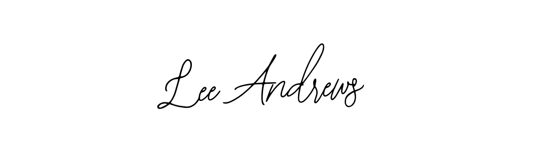 How to make Lee Andrews name signature. Use Bearetta-2O07w style for creating short signs online. This is the latest handwritten sign. Lee Andrews signature style 12 images and pictures png
