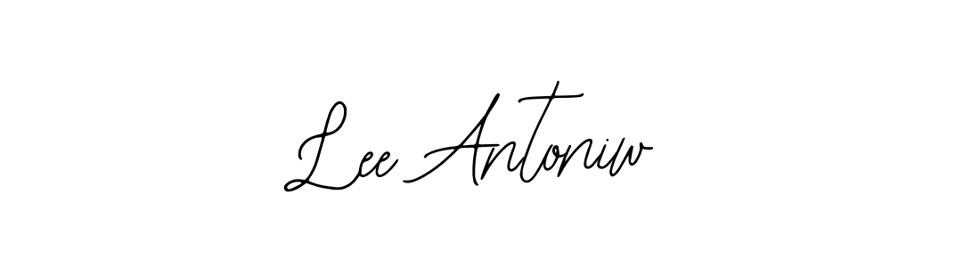 How to make Lee Antoniw signature? Bearetta-2O07w is a professional autograph style. Create handwritten signature for Lee Antoniw name. Lee Antoniw signature style 12 images and pictures png