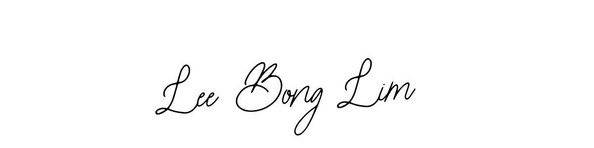 How to make Lee Bong Lim name signature. Use Bearetta-2O07w style for creating short signs online. This is the latest handwritten sign. Lee Bong Lim signature style 12 images and pictures png