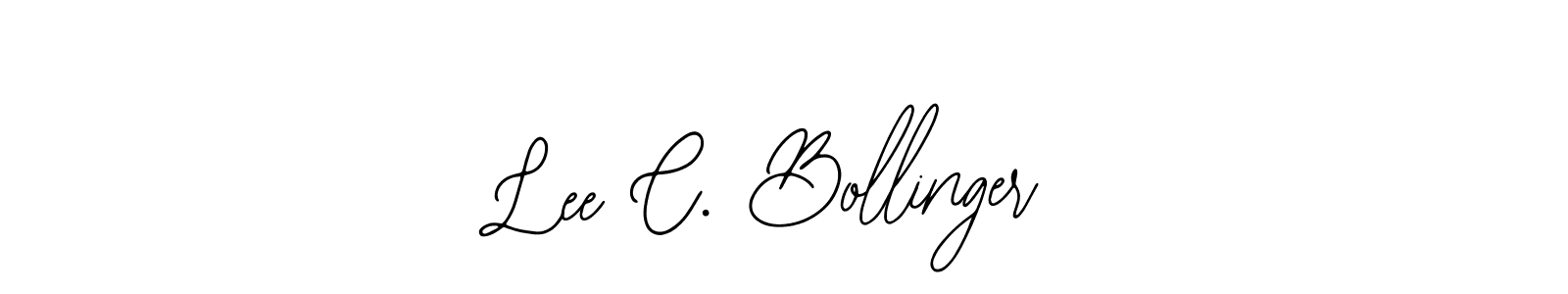 Lee C. Bollinger stylish signature style. Best Handwritten Sign (Bearetta-2O07w) for my name. Handwritten Signature Collection Ideas for my name Lee C. Bollinger. Lee C. Bollinger signature style 12 images and pictures png