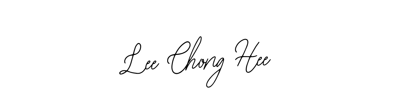 How to make Lee Chong Hee name signature. Use Bearetta-2O07w style for creating short signs online. This is the latest handwritten sign. Lee Chong Hee signature style 12 images and pictures png