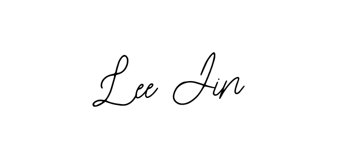 The best way (Bearetta-2O07w) to make a short signature is to pick only two or three words in your name. The name Lee Jin include a total of six letters. For converting this name. Lee Jin signature style 12 images and pictures png