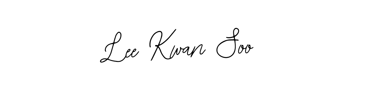 How to make Lee Kwan Soo name signature. Use Bearetta-2O07w style for creating short signs online. This is the latest handwritten sign. Lee Kwan Soo signature style 12 images and pictures png