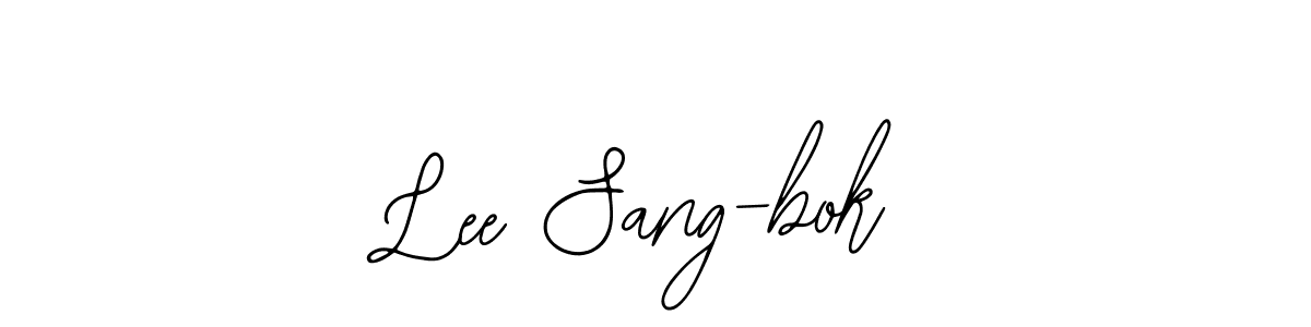 Make a beautiful signature design for name Lee Sang-bok. Use this online signature maker to create a handwritten signature for free. Lee Sang-bok signature style 12 images and pictures png