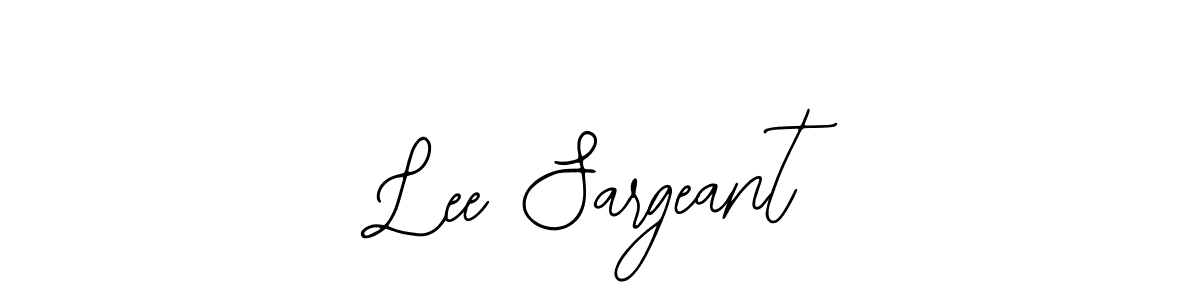 You should practise on your own different ways (Bearetta-2O07w) to write your name (Lee Sargeant) in signature. don't let someone else do it for you. Lee Sargeant signature style 12 images and pictures png
