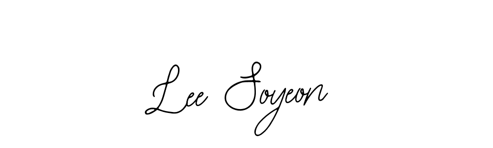 You should practise on your own different ways (Bearetta-2O07w) to write your name (Lee Soyeon) in signature. don't let someone else do it for you. Lee Soyeon signature style 12 images and pictures png