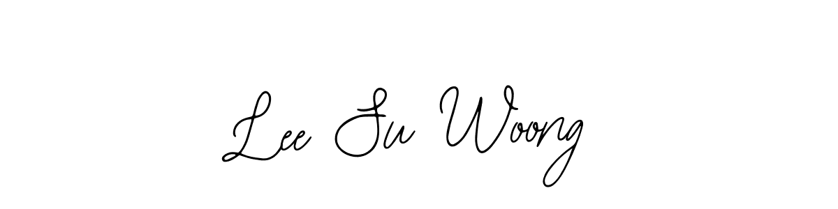 Use a signature maker to create a handwritten signature online. With this signature software, you can design (Bearetta-2O07w) your own signature for name Lee Su Woong. Lee Su Woong signature style 12 images and pictures png