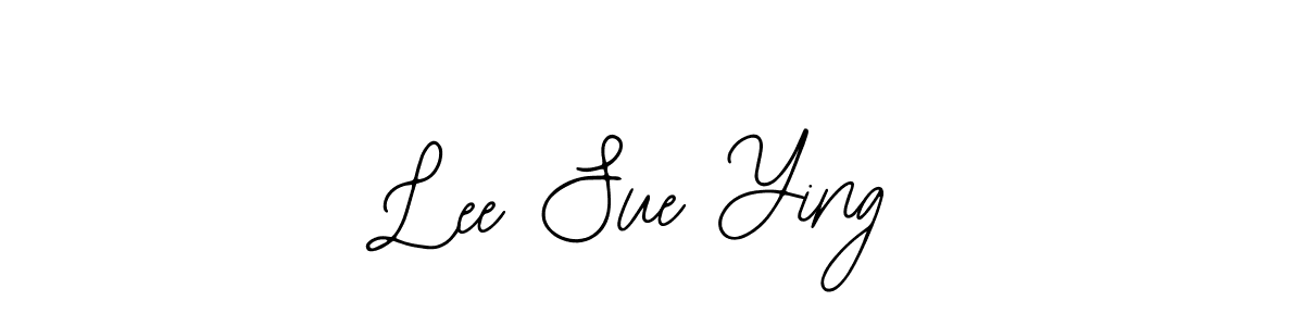 You should practise on your own different ways (Bearetta-2O07w) to write your name (Lee Sue Ying) in signature. don't let someone else do it for you. Lee Sue Ying signature style 12 images and pictures png