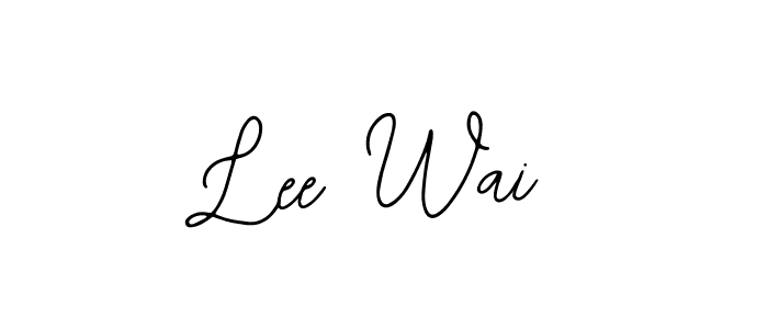 Use a signature maker to create a handwritten signature online. With this signature software, you can design (Bearetta-2O07w) your own signature for name Lee Wai. Lee Wai signature style 12 images and pictures png