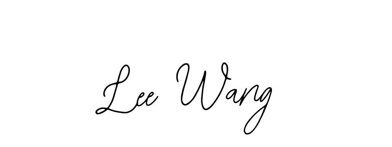 Lee Wang stylish signature style. Best Handwritten Sign (Bearetta-2O07w) for my name. Handwritten Signature Collection Ideas for my name Lee Wang. Lee Wang signature style 12 images and pictures png