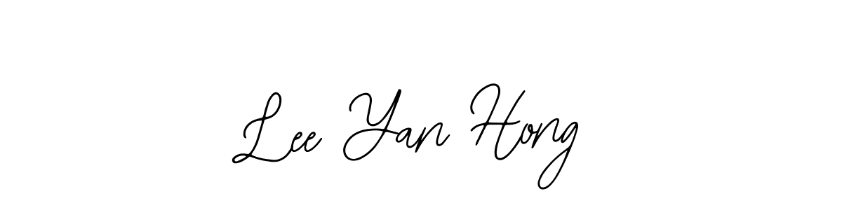 Similarly Bearetta-2O07w is the best handwritten signature design. Signature creator online .You can use it as an online autograph creator for name Lee Yan Hong. Lee Yan Hong signature style 12 images and pictures png