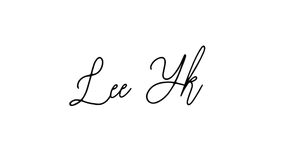 The best way (Bearetta-2O07w) to make a short signature is to pick only two or three words in your name. The name Lee Yk include a total of six letters. For converting this name. Lee Yk signature style 12 images and pictures png