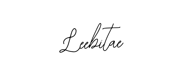 Also You can easily find your signature by using the search form. We will create Leebitae name handwritten signature images for you free of cost using Bearetta-2O07w sign style. Leebitae signature style 12 images and pictures png