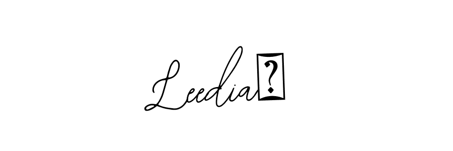 Make a beautiful signature design for name Leedia♡. Use this online signature maker to create a handwritten signature for free. Leedia♡ signature style 12 images and pictures png