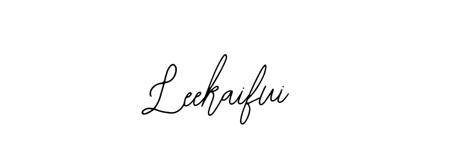 if you are searching for the best signature style for your name Leekaifui. so please give up your signature search. here we have designed multiple signature styles  using Bearetta-2O07w. Leekaifui signature style 12 images and pictures png