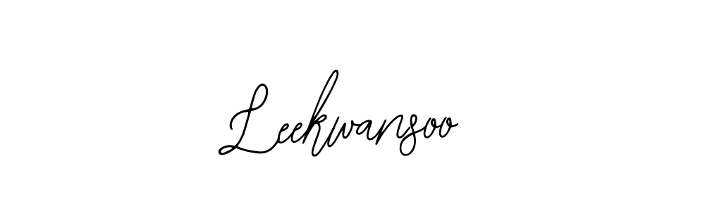 You should practise on your own different ways (Bearetta-2O07w) to write your name (Leekwansoo) in signature. don't let someone else do it for you. Leekwansoo signature style 12 images and pictures png